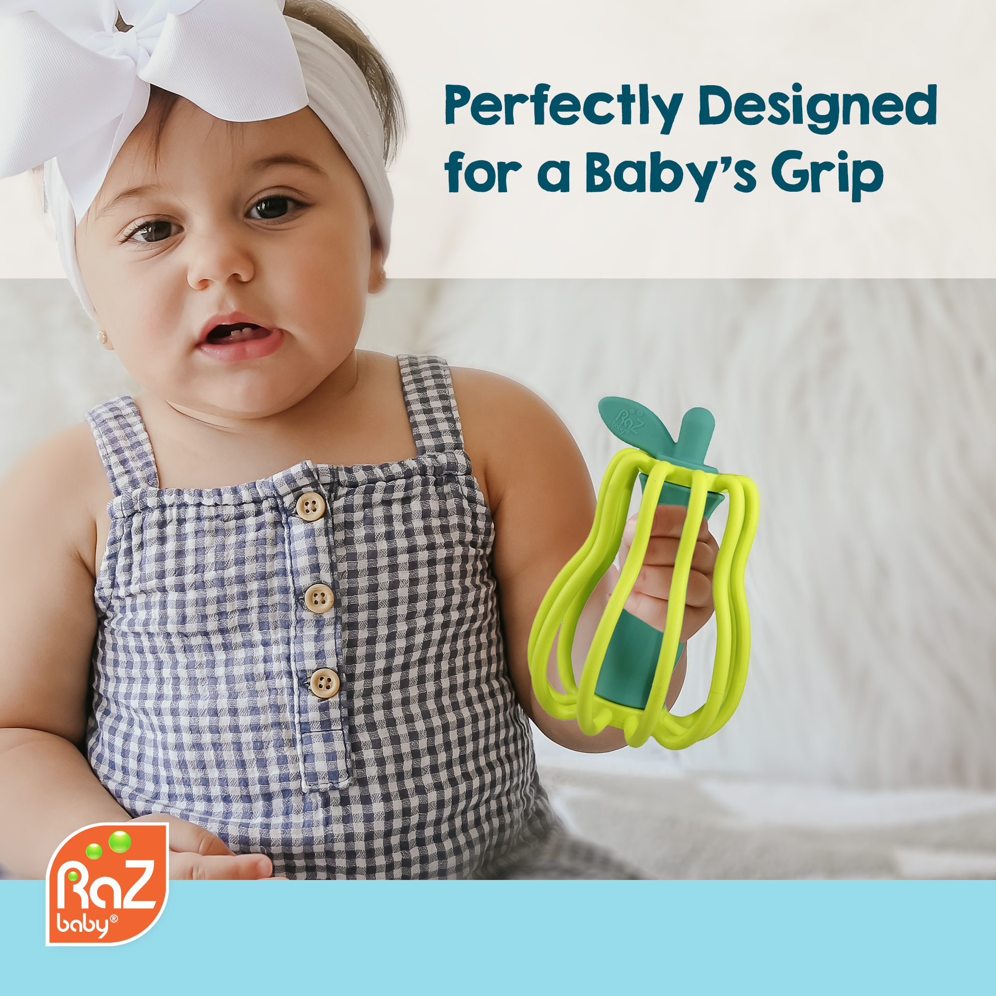 RaZ-Pear Teether & Rattle Toy