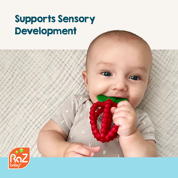 RaZberry Bites Teething Toy Pink – RaZbaby