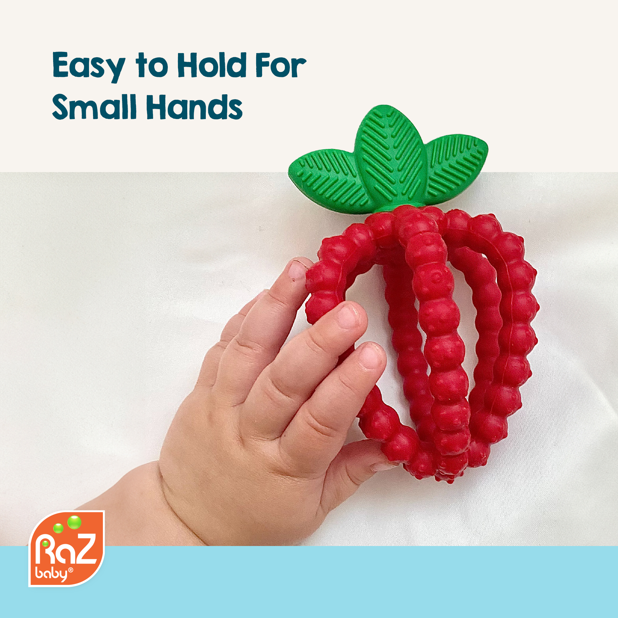 RaZberry Bites Teething Toy - Blue