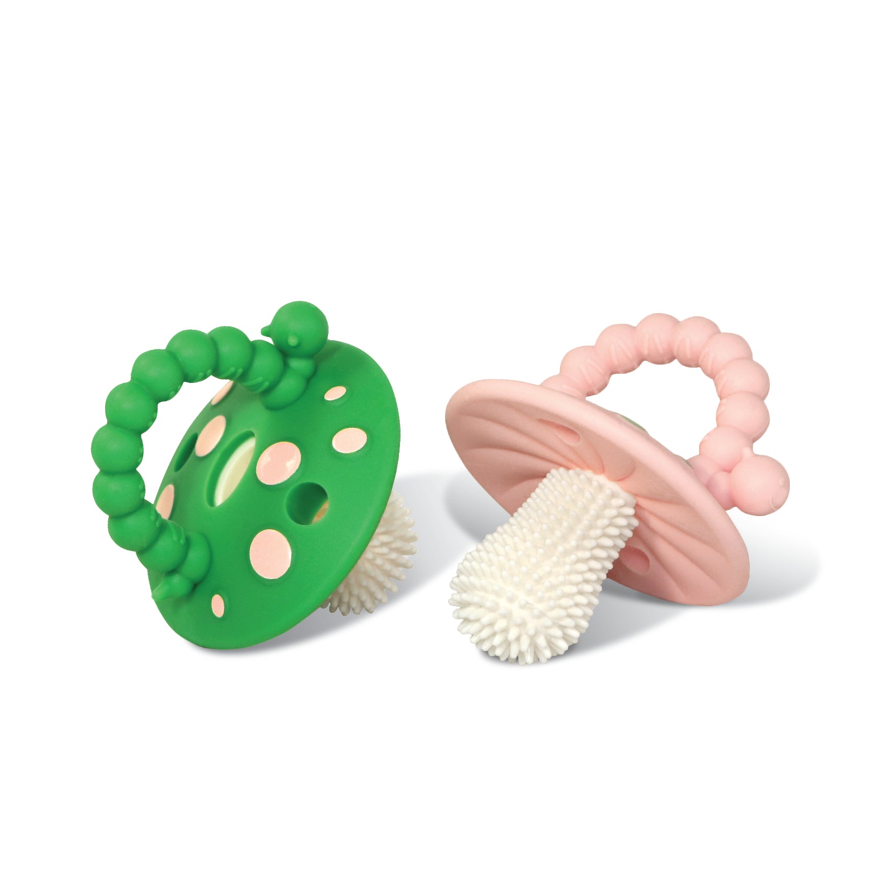 Chompy Mushroom Teether 2PK