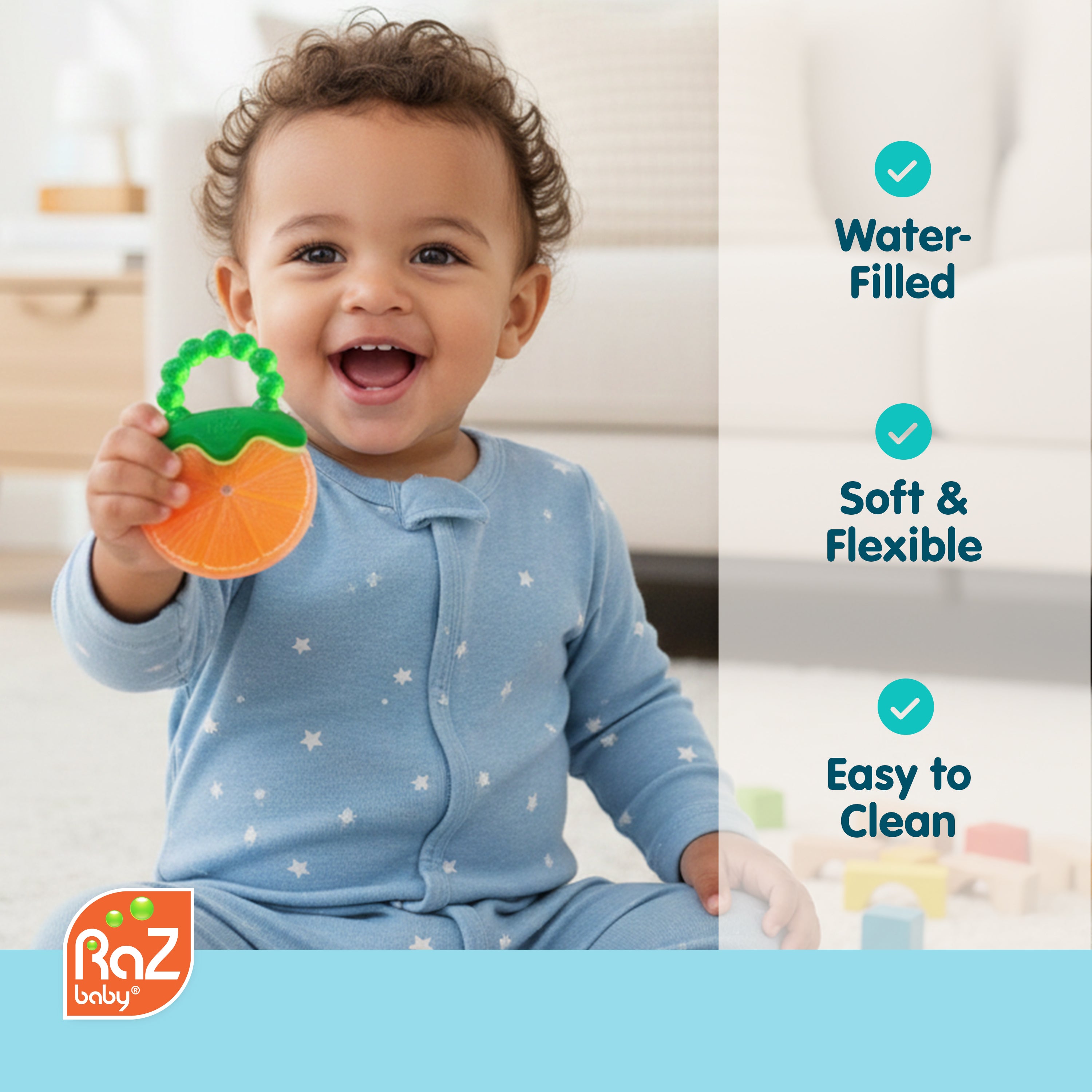 Fruit Koolers Water Filled Teethers 3PK