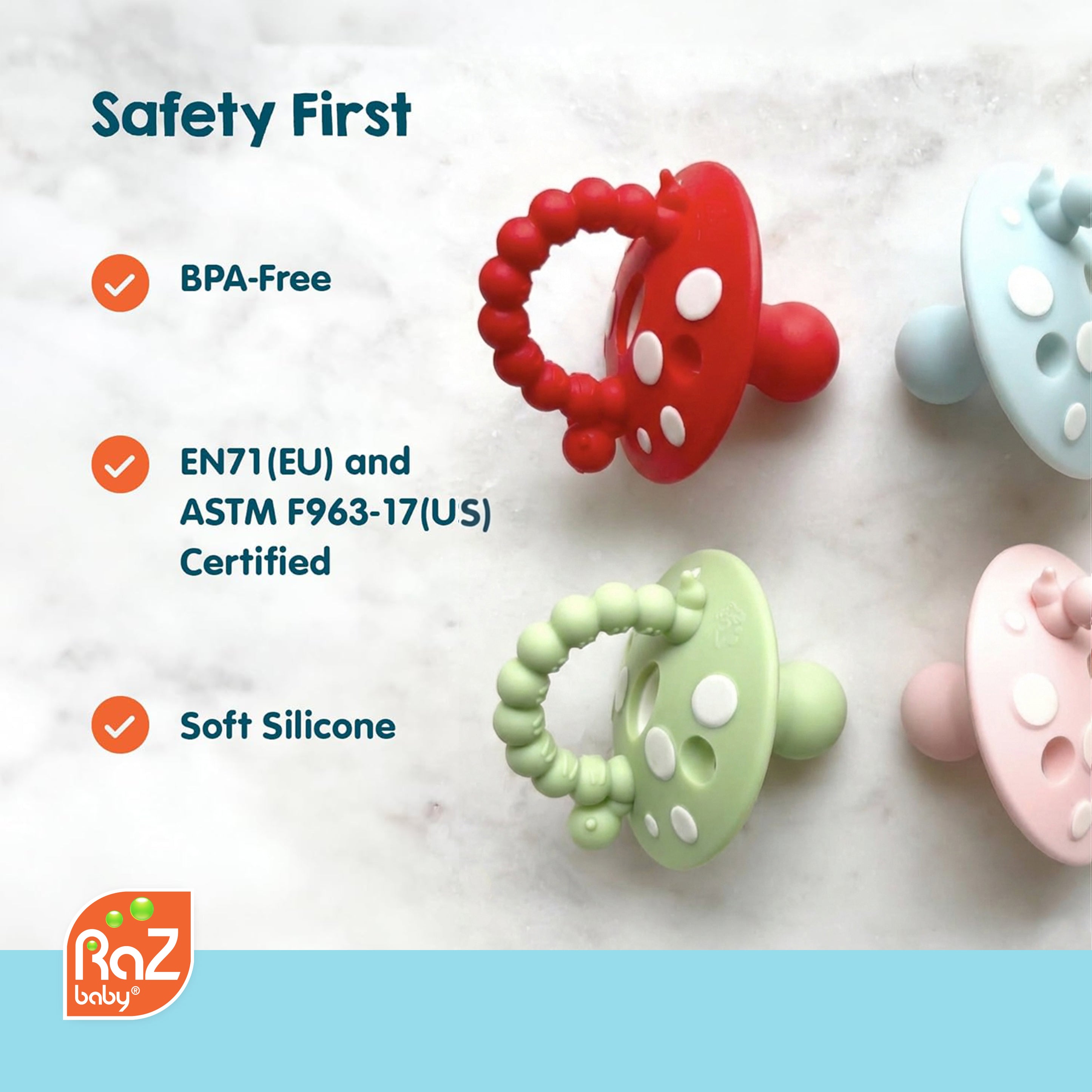 Chompy Mushroom Pacifier 2PK 0m+