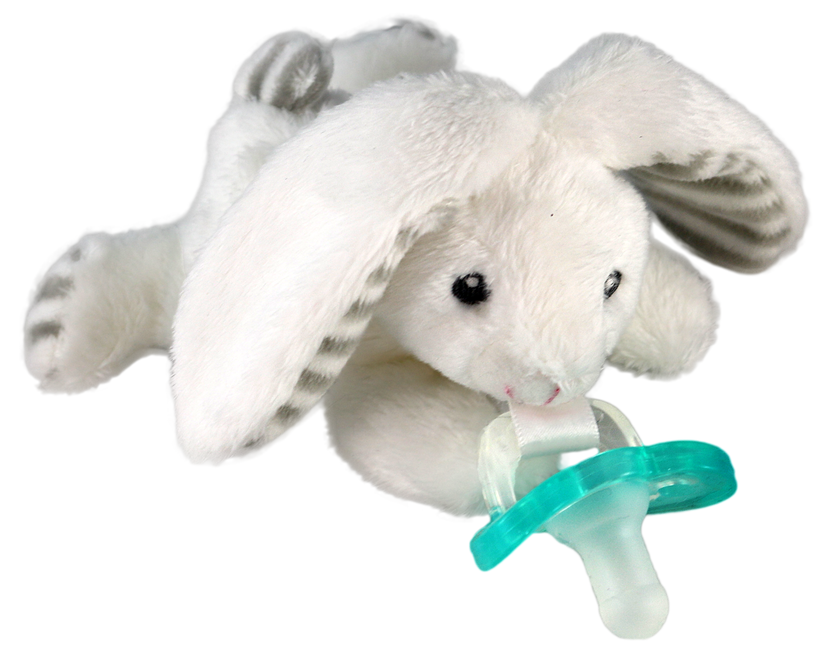 RaZbuddy Paci/Teether Holder - Coco Bunny