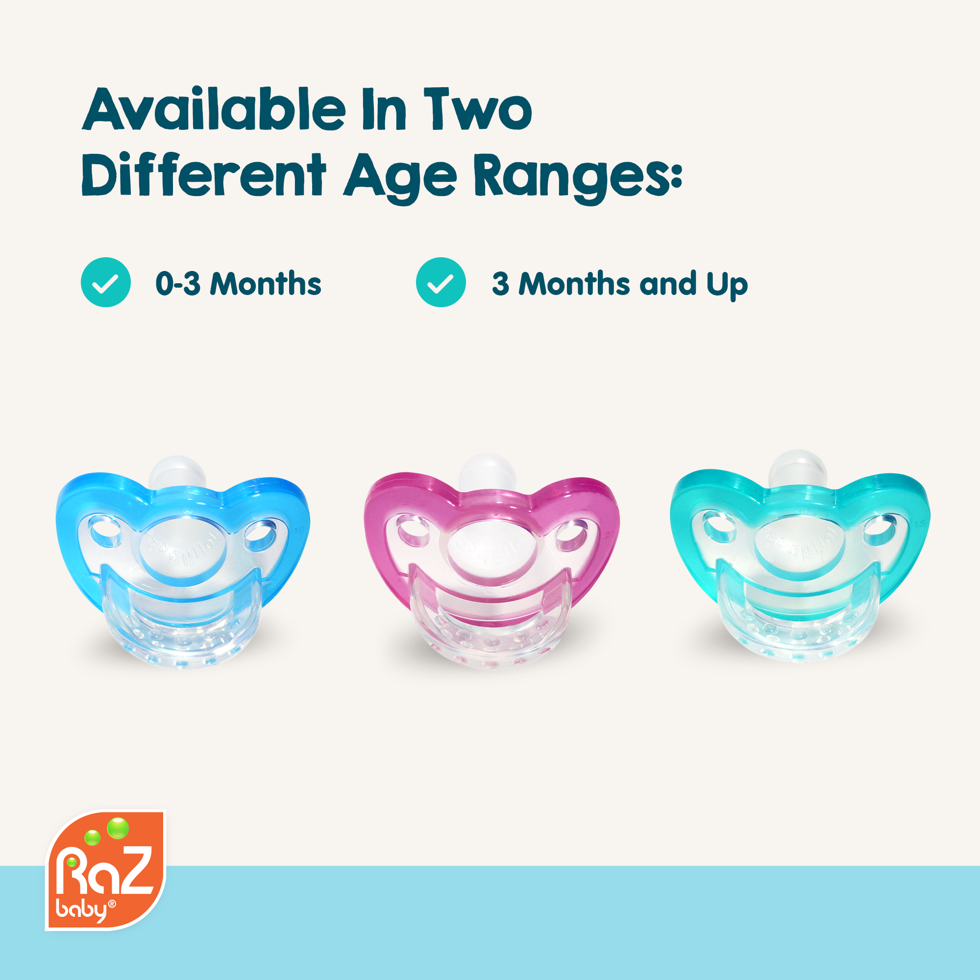 JollyPop Pacifier PLUS | 3m+ | Teal