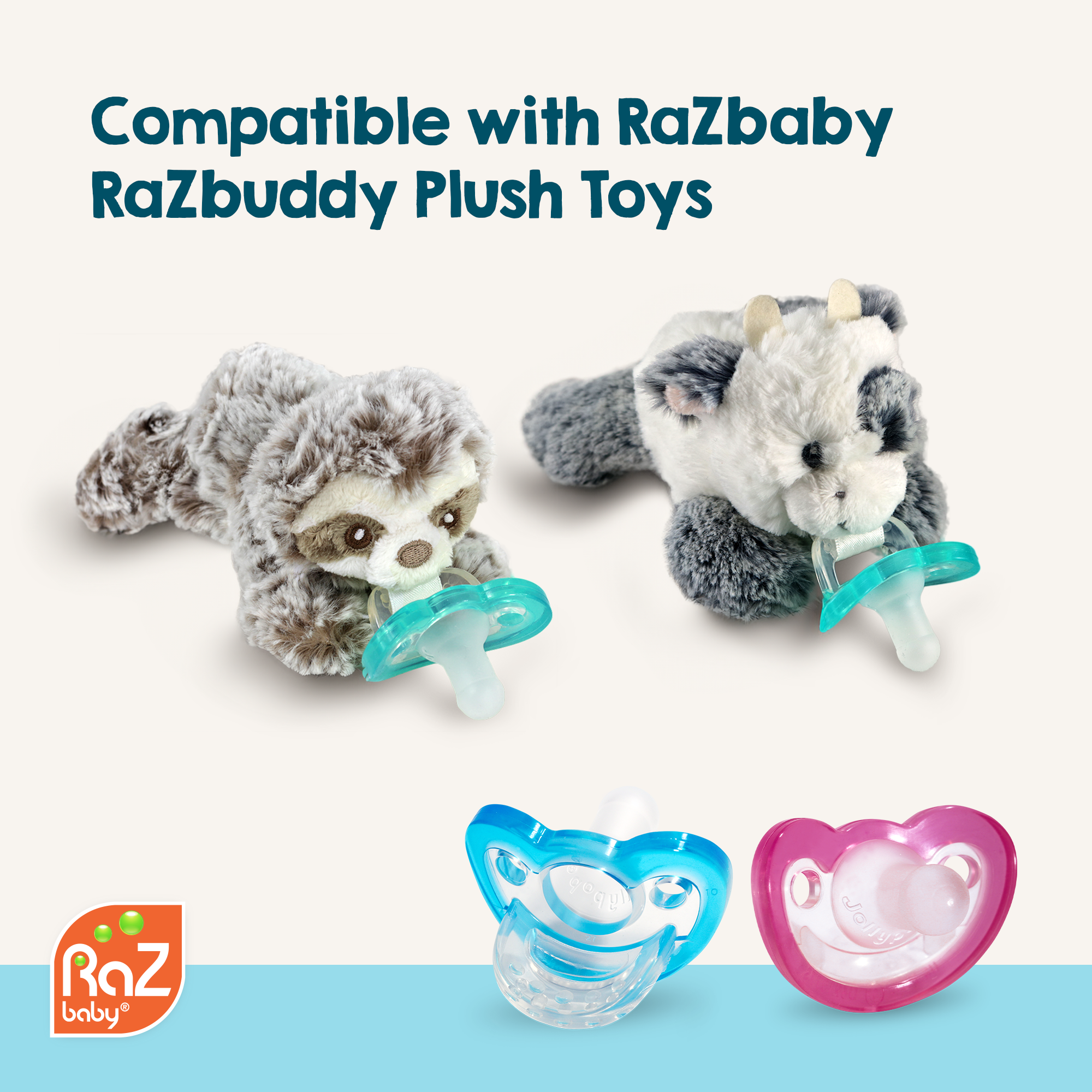 JollyPop Pacifier PLUS | 3m+ | Teal