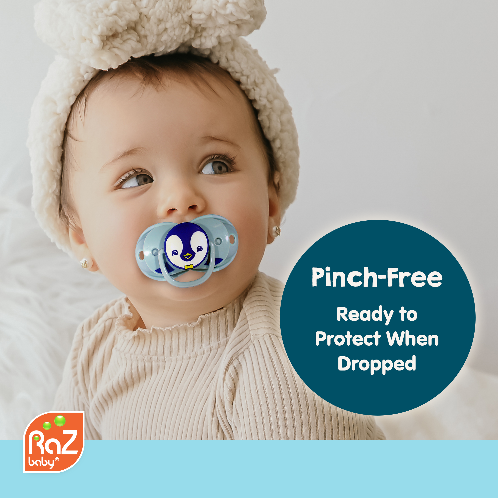 Personalized keep-it-kleen Pacifier 2PK - Dragon & Puppy