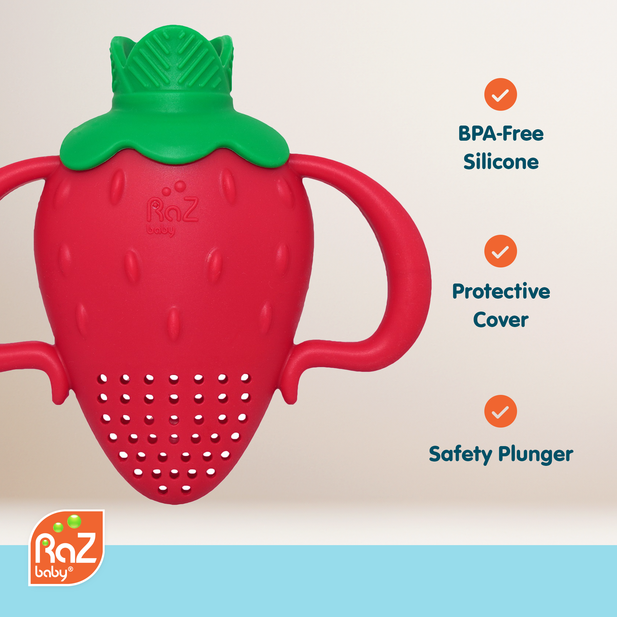 Fruitique Fruit Feeder - Strawberry