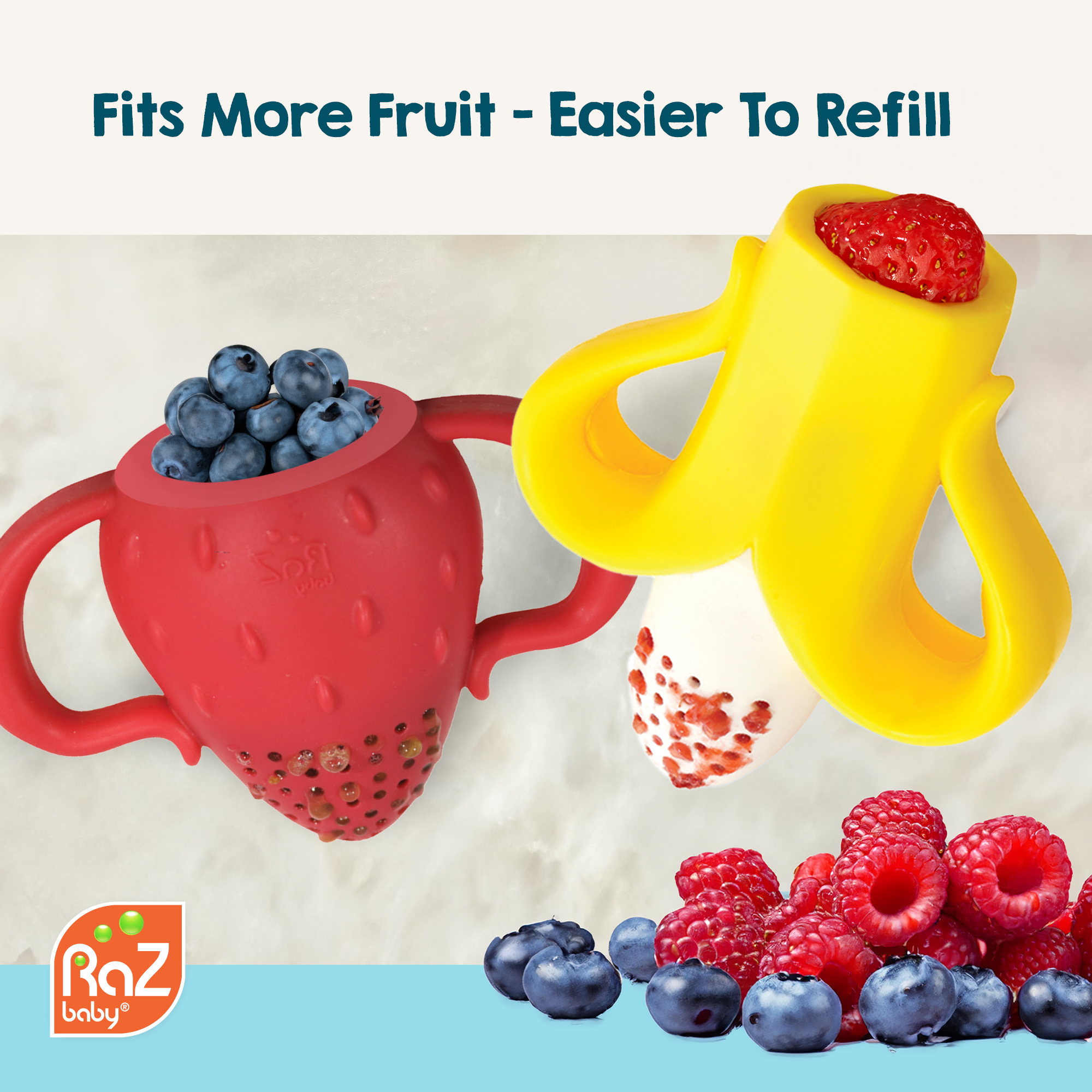 Fruitique Fruit Feeder - Strawberry