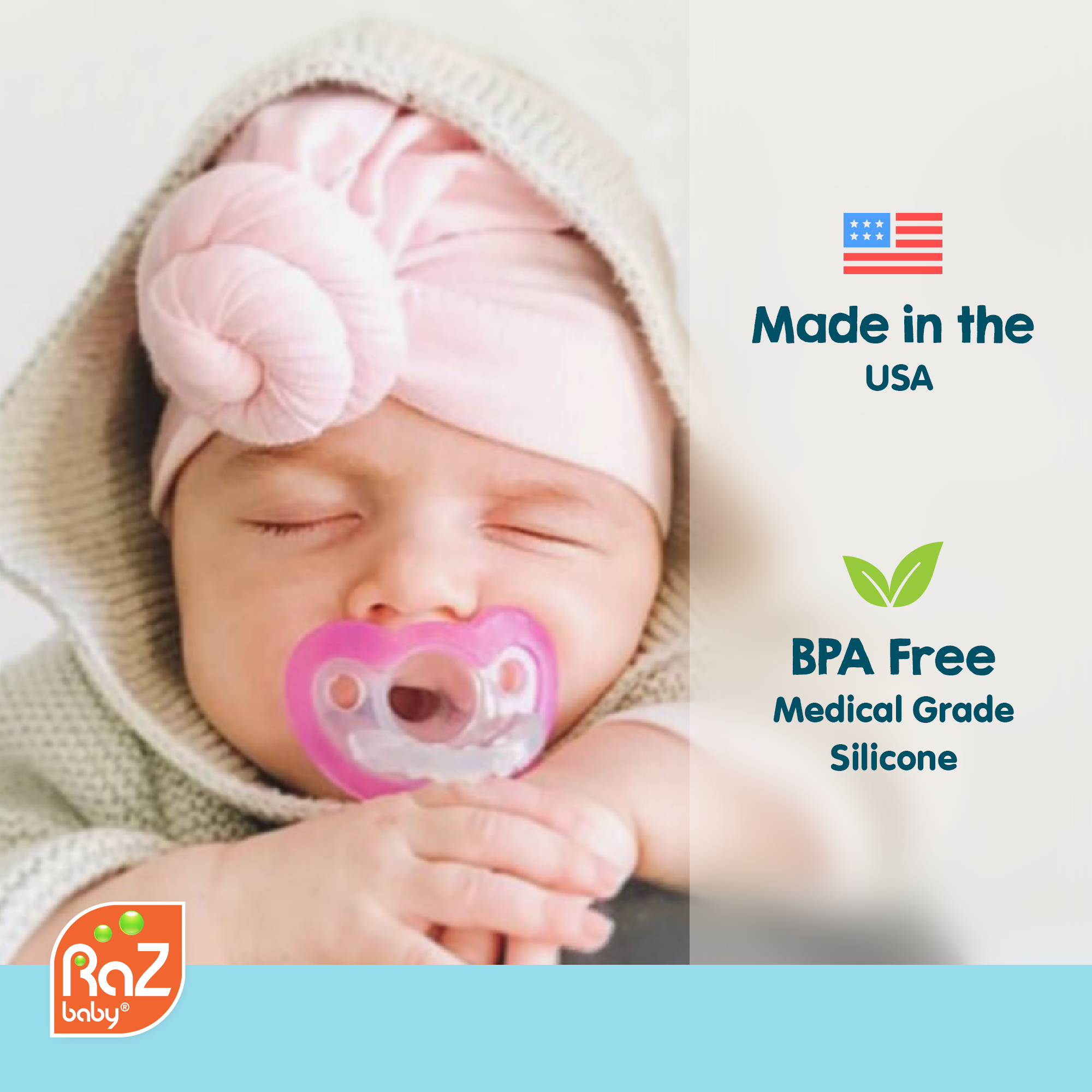 RaZbuddy Paci/Teether Holder - Kiki Koala