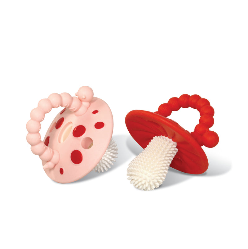 Chompy Mushroom Teether 2PK