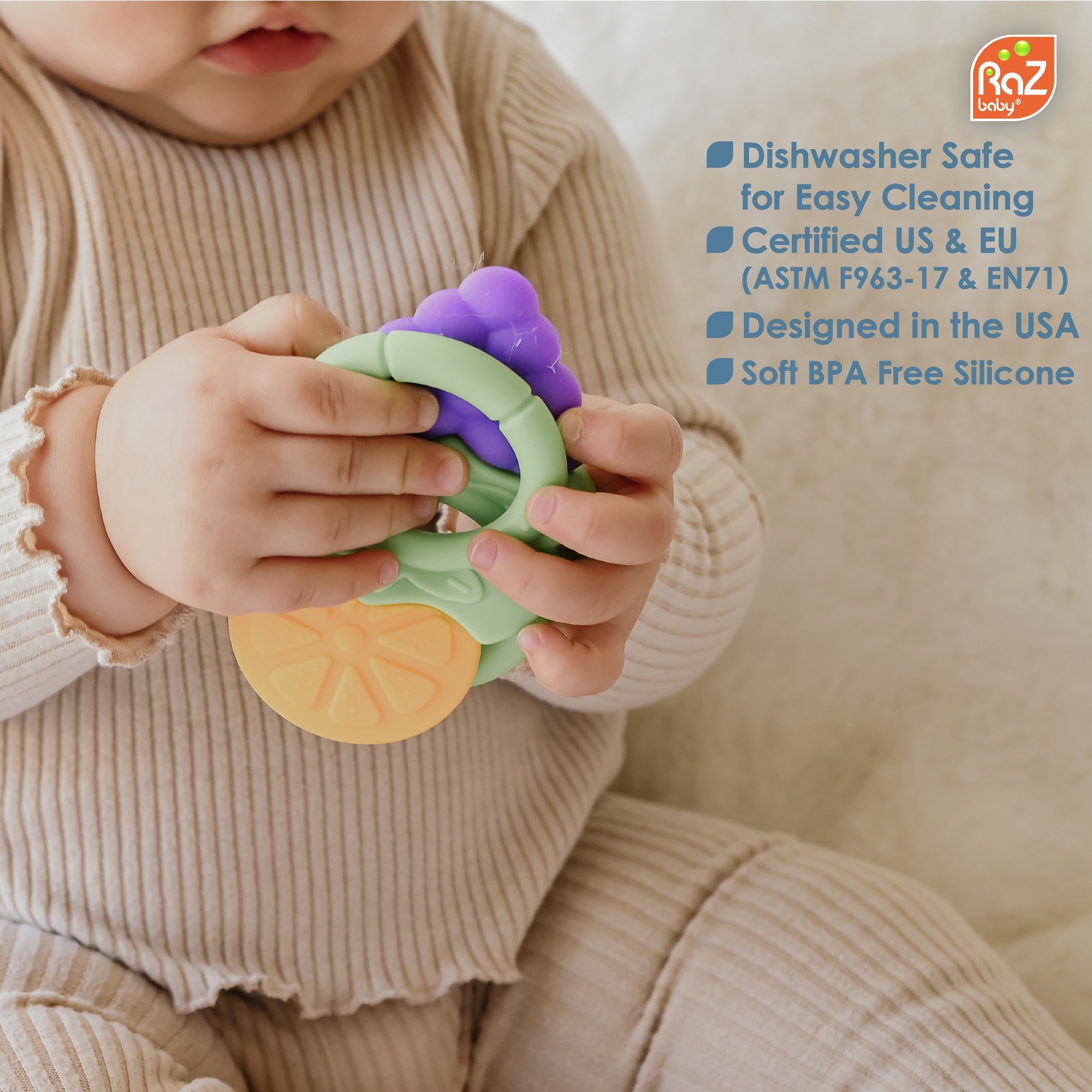 RaZ-Fruitique Teether - 3PK