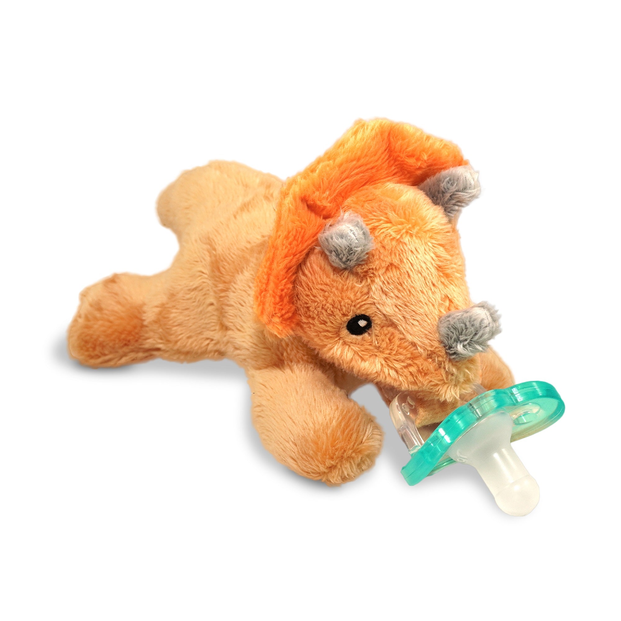 RaZbuddy Paci/Teether Holder - Triceratops