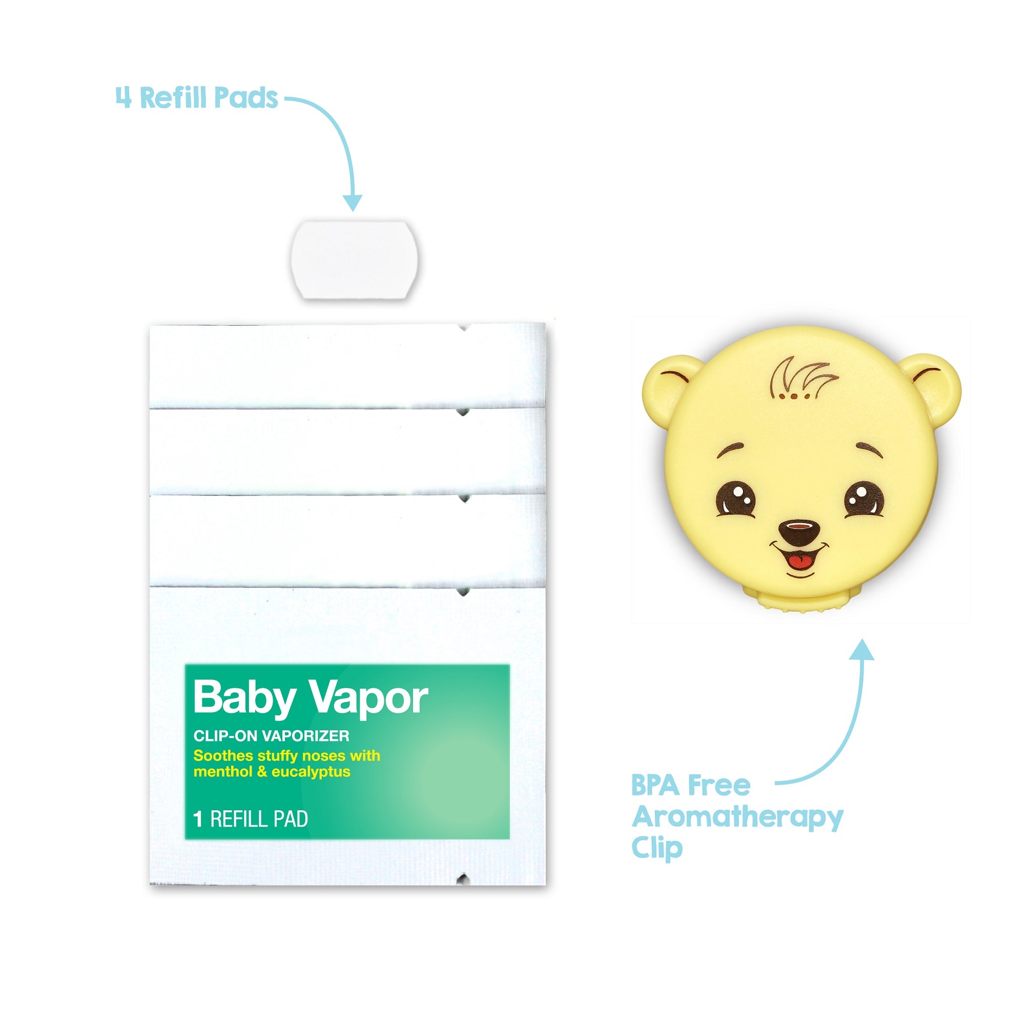 Vapor-RaZ - Baby Cough & Cold Relief - Wearable Vaporizer