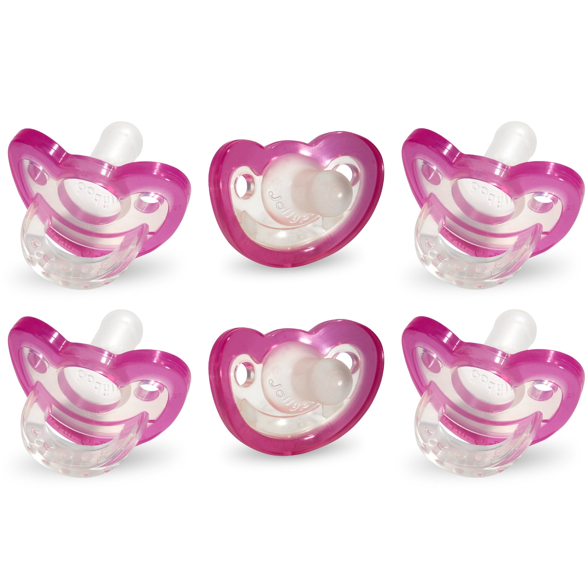 JollyPop Pacifier PLUS | 3m+ | Pink