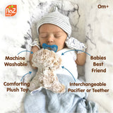 RaZbuddy Paci/Teether Holder  - Coby Cow