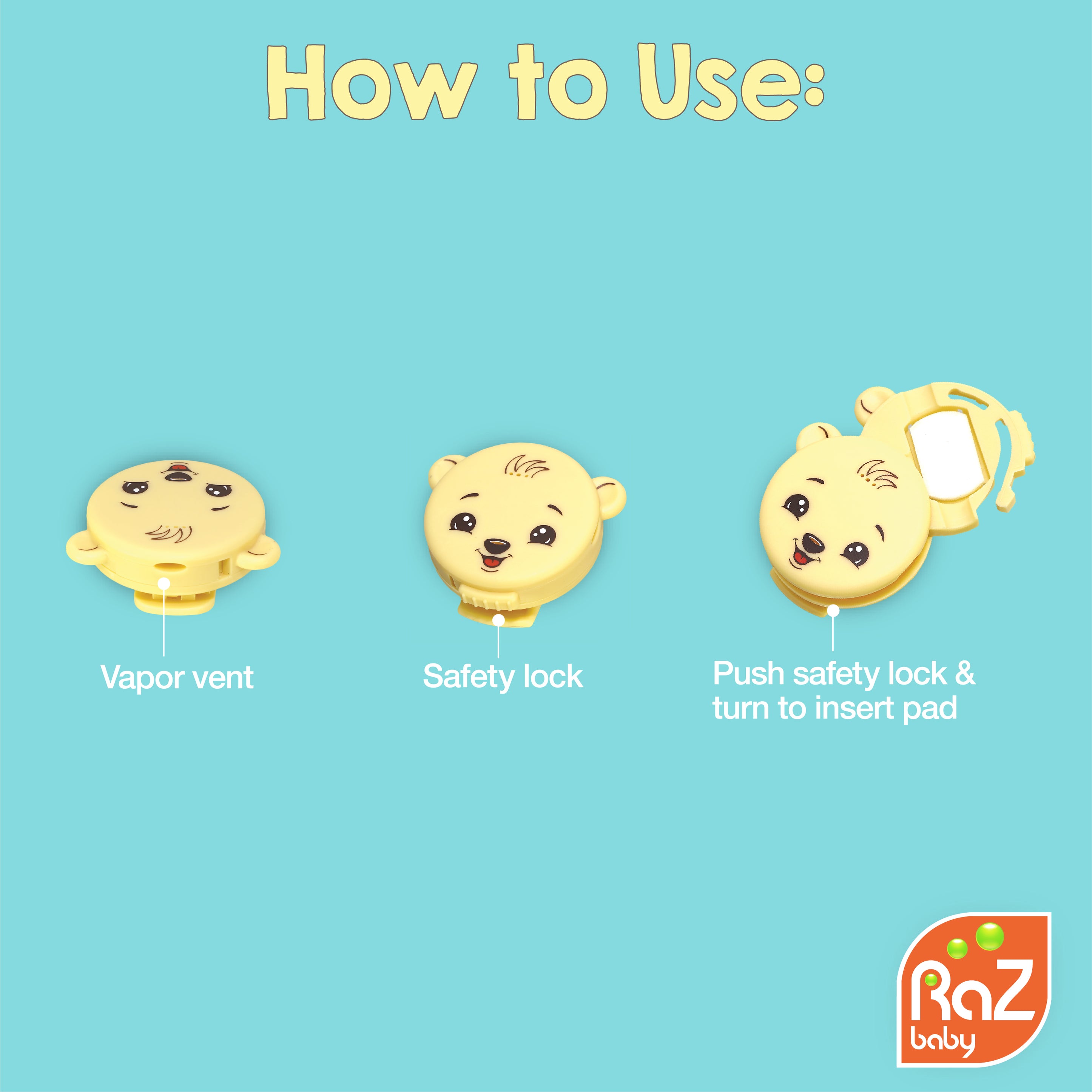 Vapor-RaZ - Baby Cough & Cold Relief - Wearable Vaporizer