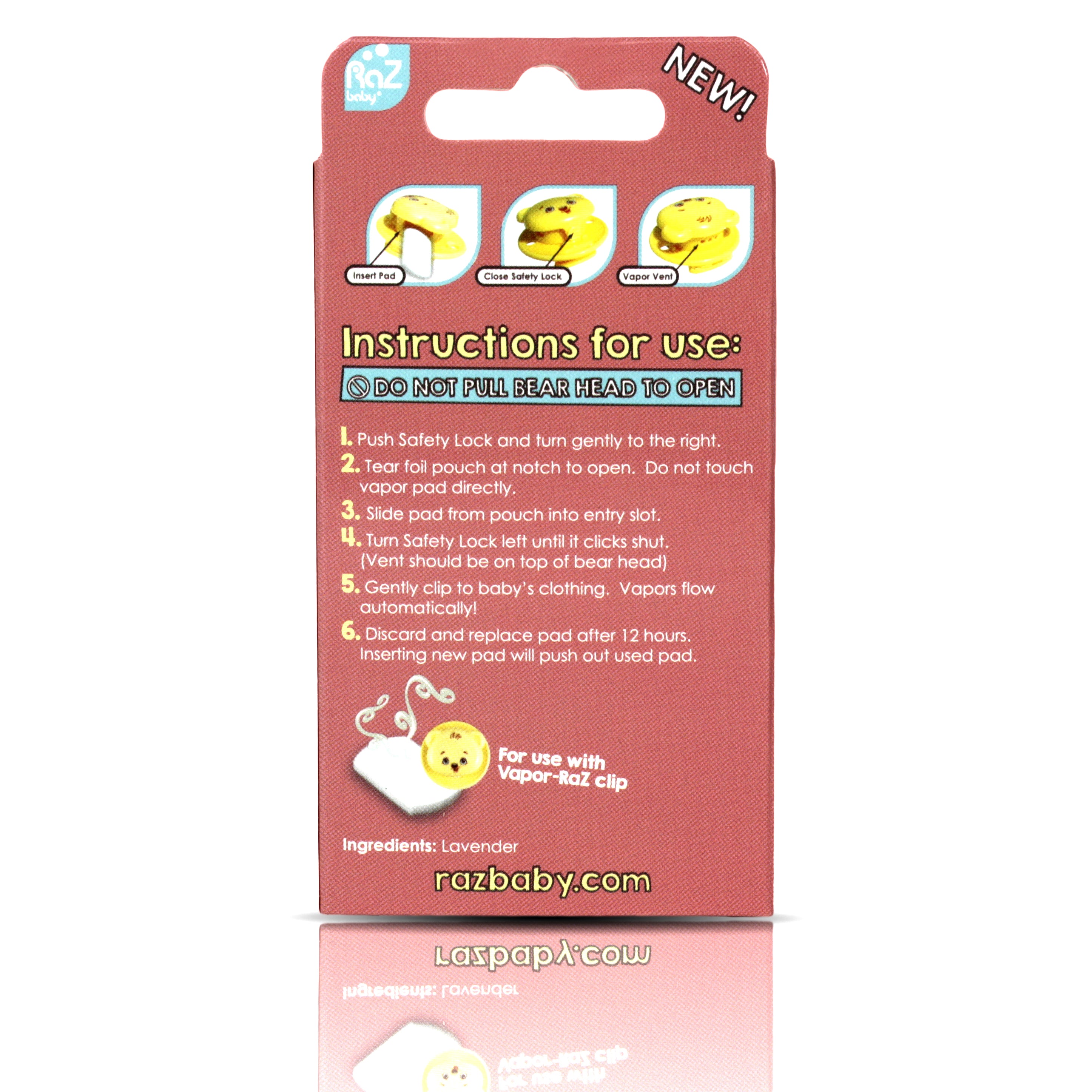 Vapor-RaZ Lavender Refill Pads - Sleepy Time & Relax (12 Pack)